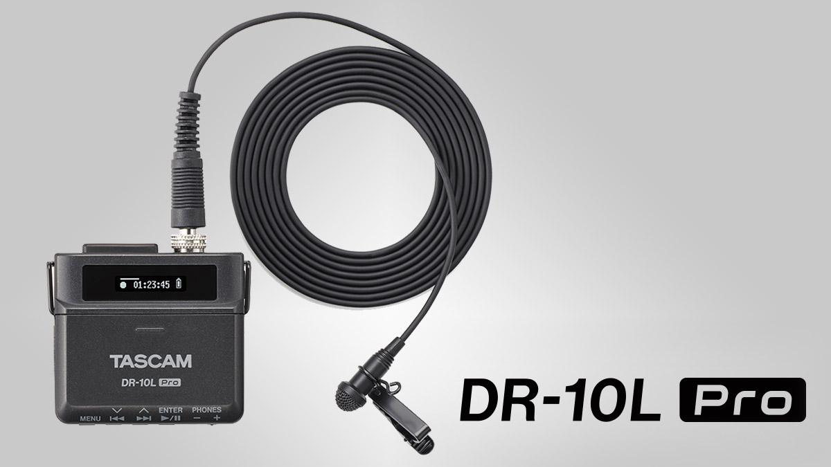 Tascam Announces DR-10L Pro 32-bit float Field Recorder and