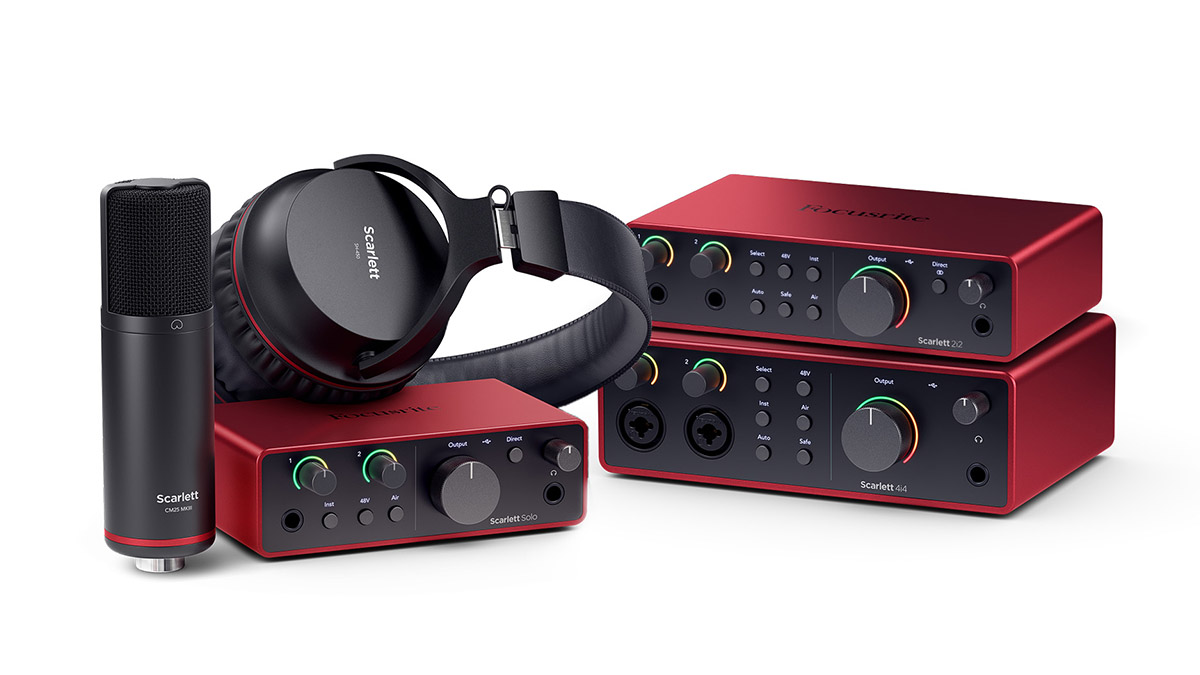 Focusrite Introduces 4th-Generation Scarlett Solo, 2i2, and 4i4