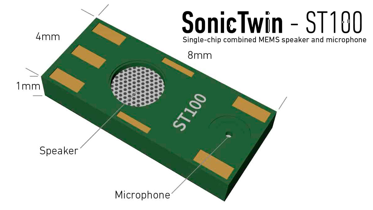 SonicEdge Presents Integrated MEMS Speaker and Microphone Solution