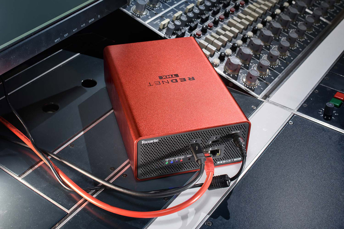 Focusrite Announces RedNet TNX Thunderbolt and Dante Interface