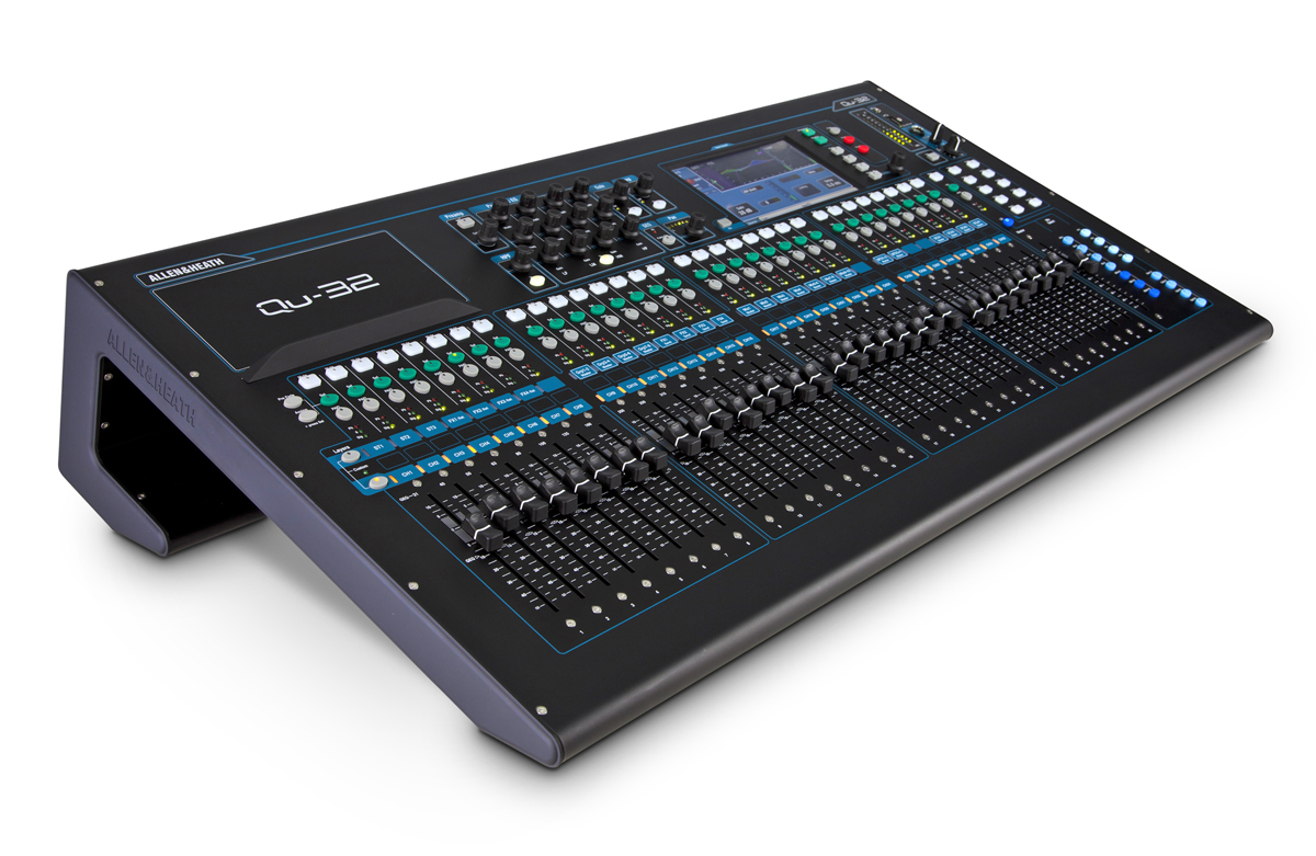 Allen & Heath New Qu32 Digital Mixing Console audioXpress
