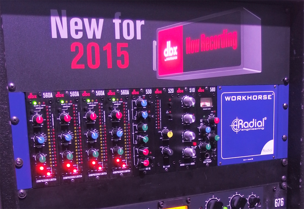 dbx Introduces 500 Series Processors at NAMM 2015 | audioXpress