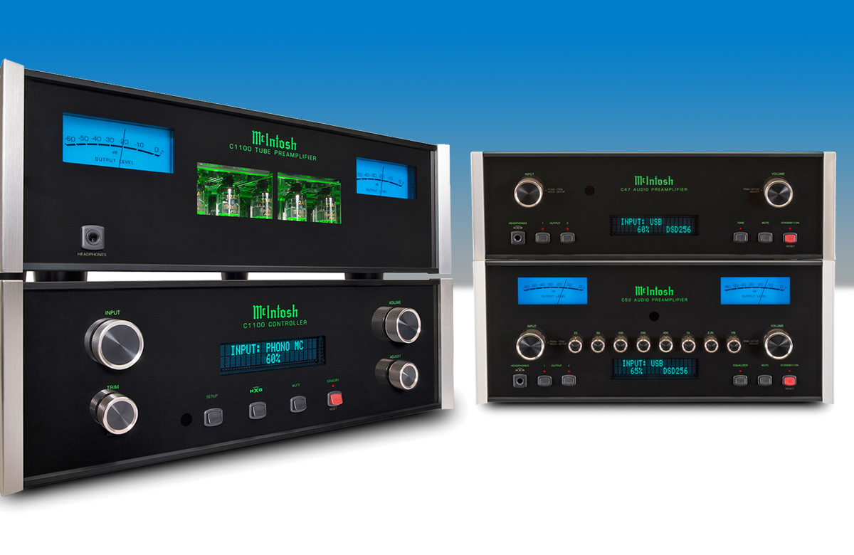 McIntosh Introduces C1100 Controller With Tube Preamplifier And Two New