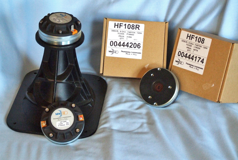 Test Bench Faital Pro HF108R Compression Driver