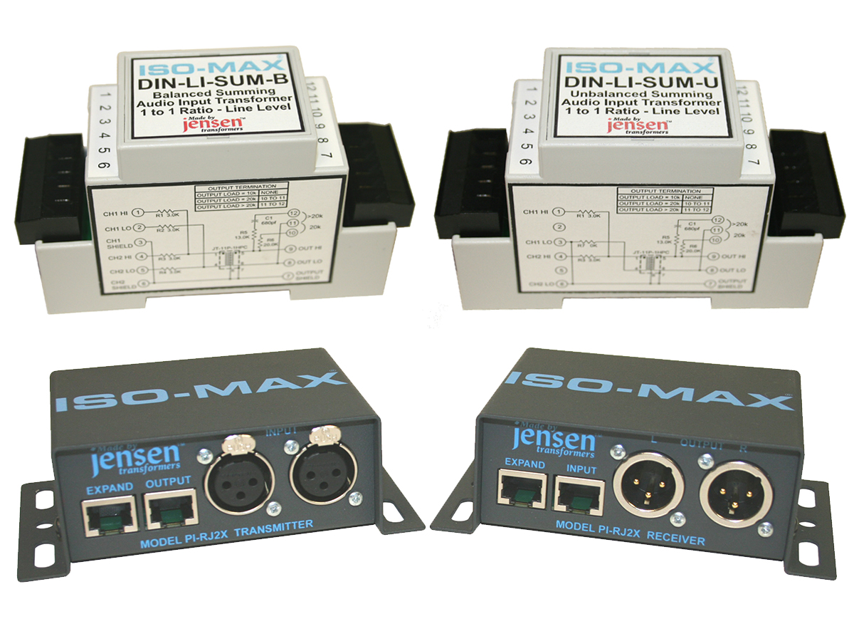 Jensen Transformers Introduces new ISOMAX products at AES 2017