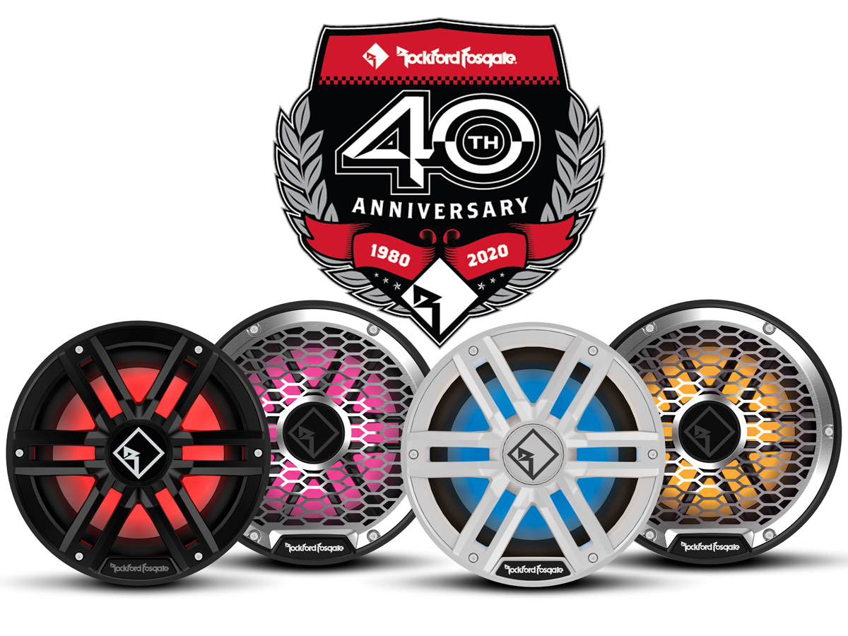 Rockford Fosgate M2 Color Optix Marine Subwoofers Available Now