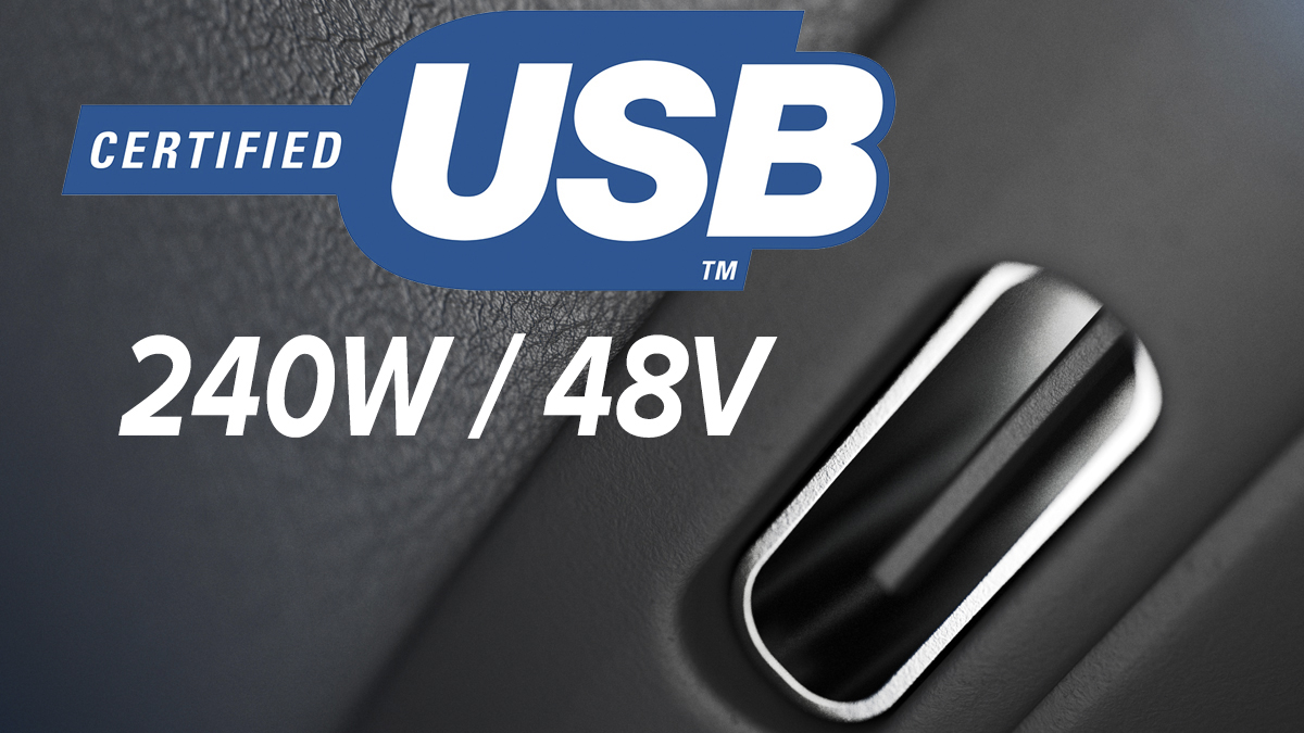 USB Specification Revision Defines Up to 240W and 48V of Power Delivery