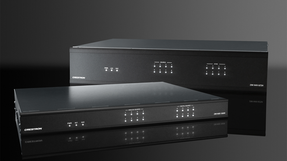 Crestron Announces DM NAX WholeHome Audio Amplifier Now Available