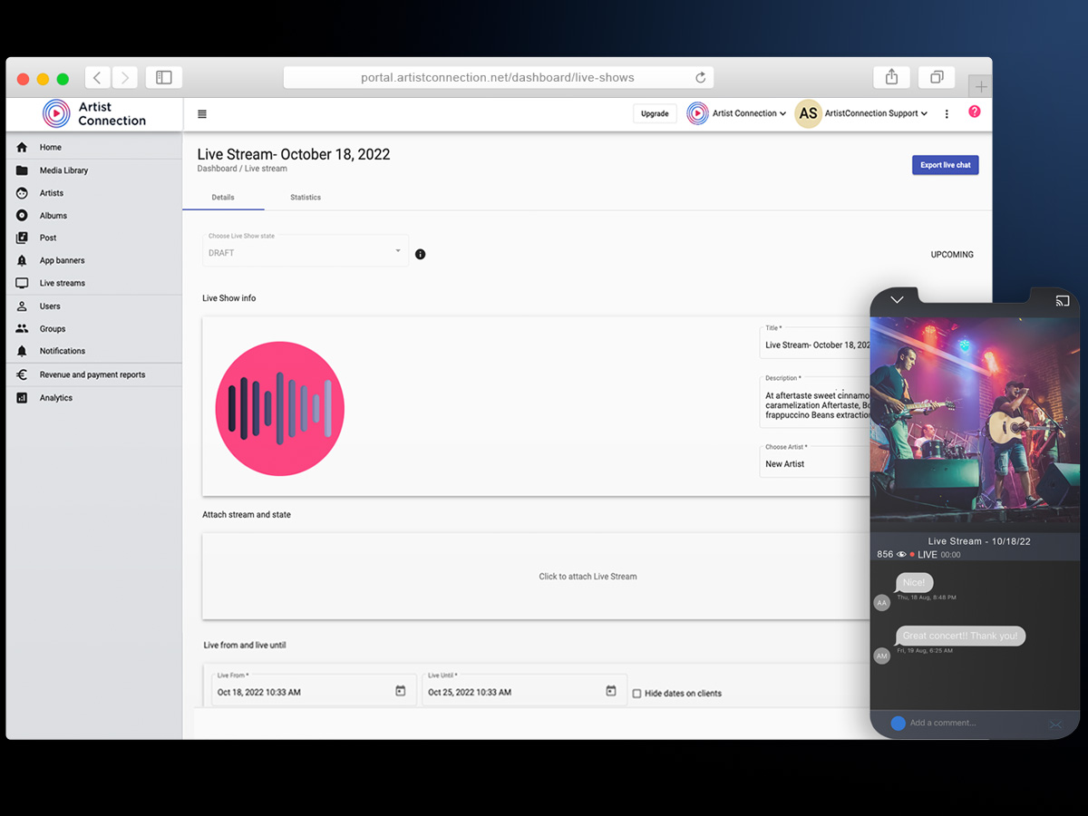 Artist Connection Streams AURO 3D Over Wi Fi Creating a