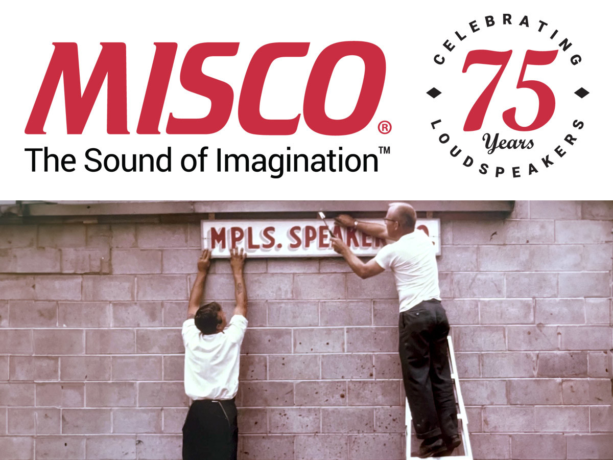 MISCO świętuje 75 lat produkcji głośników i innowacji w dziedzinie audio