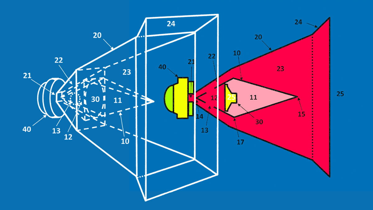 Patent Review: Coaxial Centerbody Point-Source (CCPS) Horn Speaker System