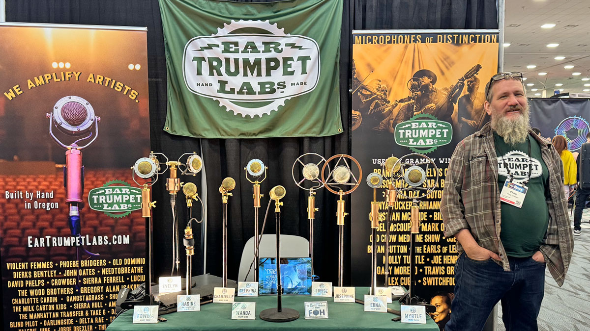 Ear Trumpet Labs Launches Wanda Condenser Microphone at NAMM 2025