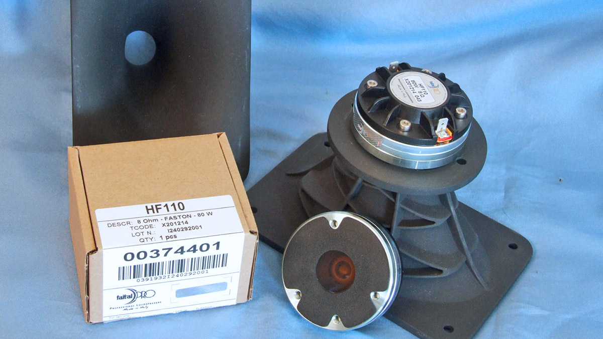 Test Bench: Faital Pro HF110 1″ Neodymium Motor Compression Driver