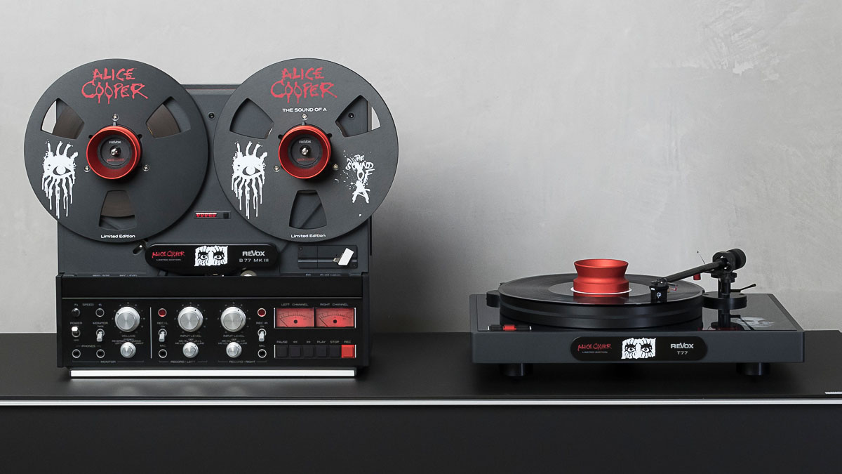 Revox Announces B77 MK III Stereo Tape Recorder Alice Cooper Limited Edition