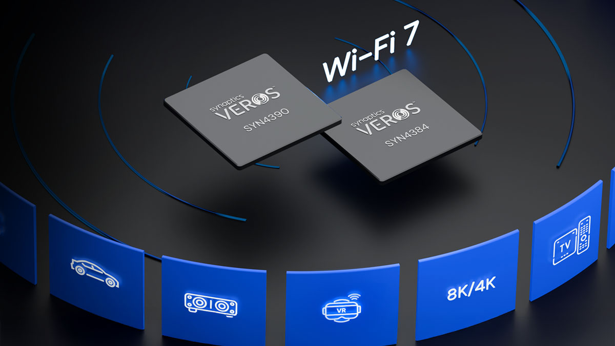 Synaptics Unveils First Veros Triple Combo Family with Wi-Fi 7, Bluetooth 6.0 and Matter Support