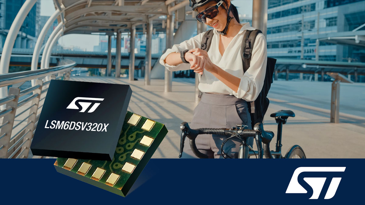 STMicroelectronics Announces Industry-First High Performance 6-Axis IMU with Dual MEMS Accelerometer and Embedded AI