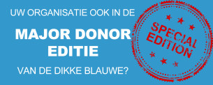 Uw organisatie in de major-donoreditie van De Dikke Blauwe!