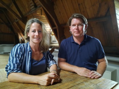 Wendy Kakebeeke en Matthijs de Bruin co-directeur Young Impact