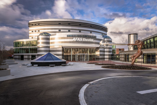 Het AFAS Experience Center, waar het jaarlijkse symposium van het CFF plaatsvindt.