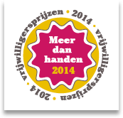 Inschrijven Meer dan handen vrijwilligersprijs tot 1 oktober