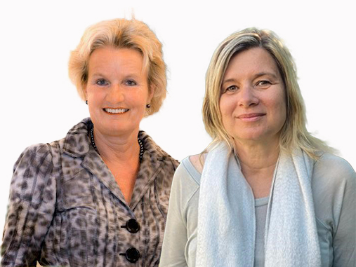 Frieda de Pater (links) gaat; Suzanne Kooij komt.
Foto&#39;s: RCOAK en eigen beeld.