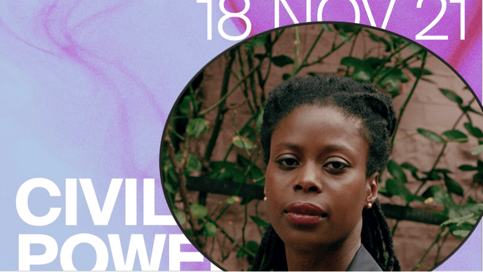 Aan het woord tijdens Civil Power 2021: Ama Koranteng-Kumi en Marjolein Demmers.