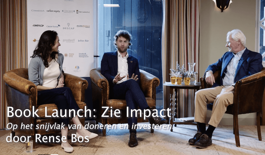 Videoverslag boeklancering Zie Impact - Rense Bos