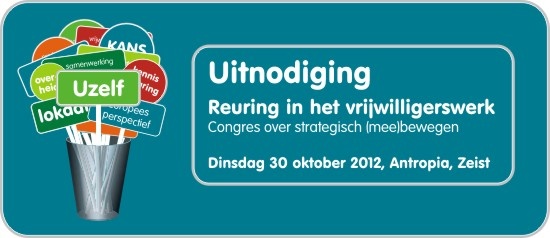 Congres Reuring in het vrijwilligerswerk op 30 oktober