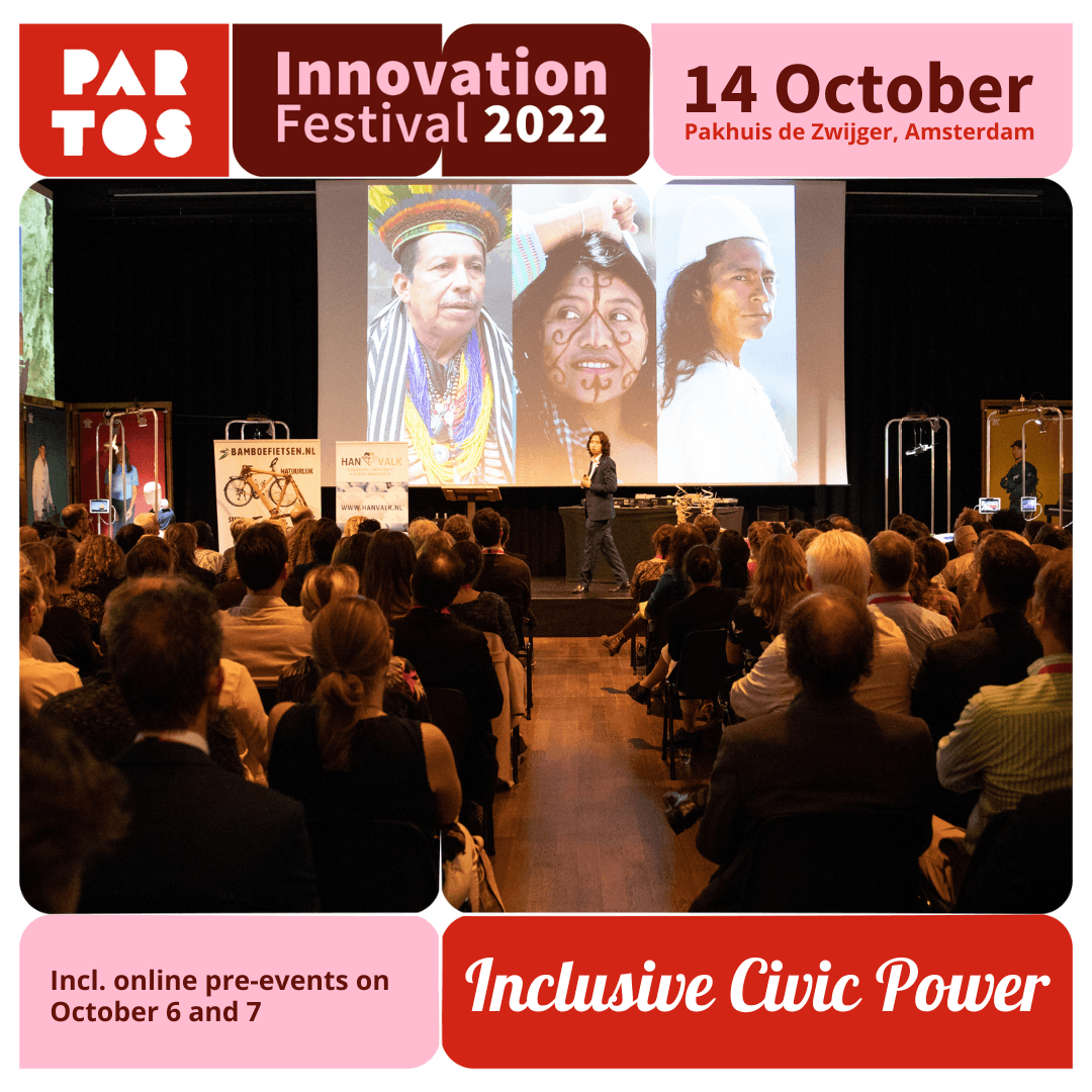 Partos Innovatie Festival 2022: Inclusive civic power 