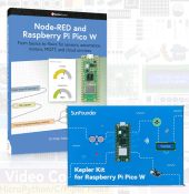 RED ALERT! Node-RED Book, Raspberry Pi W, and Kepler Kit in Bundle