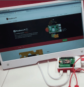 Raspberry Pi Monitor Unveiled