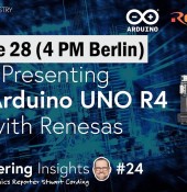 Arduino UNO R4 Livestream: June 28, 4 PM CET