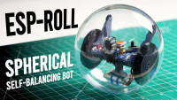 ESP-ROLL: Build a Spherical Self-balancing Robot with ESP32 Camera!