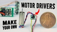 Guide to making TINY Brushed Motor Drivers with MOSFETs for RC Projects