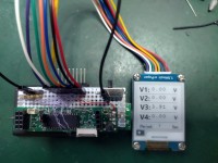 E-ink voltmeter multichannel for PIC uC: 