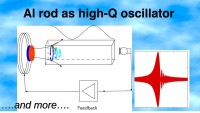 Al rod as high-Q oscillator
