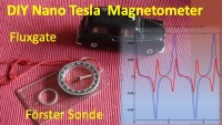 DYI Nano Tesla Fluxgate magnetometer / Förster sonde