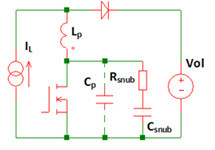 Image of resistor-capacitor snubber configuration