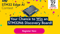 Join the STM32 Edge AI Contest Award Ceremony