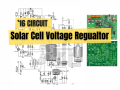 Solar cell voltage regualtor elektor circuit