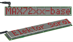 Scrolling text display - journal lumineux défilant Wi-Fi : 512 LED  & ESP-12F - 160491 -- 18422