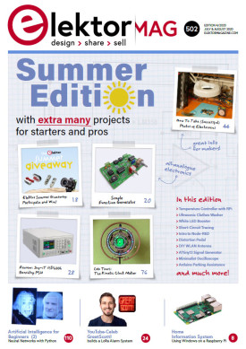 The Elektor 2020 Summer Edition is now available.