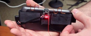 Battery-free Gesture Control Interface Needs No Line Of Sight