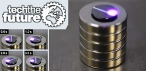 Light Controlled Levitating Magnets
