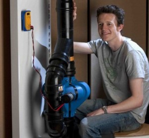 Smart: Energy From Falling Waste Water
