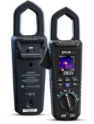 New clamp-on ammeter has integrated infrared camera