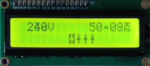 Build an AC powerline frequency meter