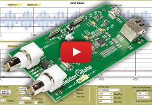 Oscilloscope, spectrum analyzer and signal generator in one