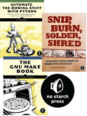 No kidding! Elektor adds No-Starch books to product line