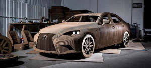 Lexus Cardboard Electric Car